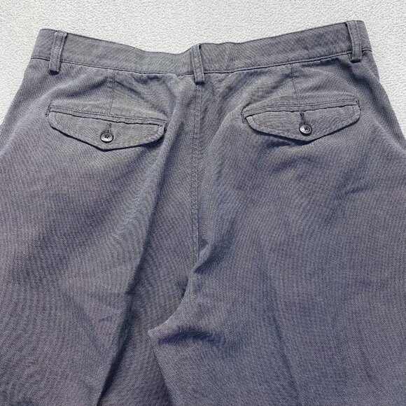Structure Mens Slim Fit Pants  Size 36X32 Gray Pleated,Cotton - Picture 7 of 9